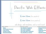 screenshot of website