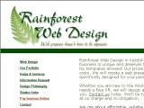 screenshot of website