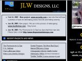 screenshot of website